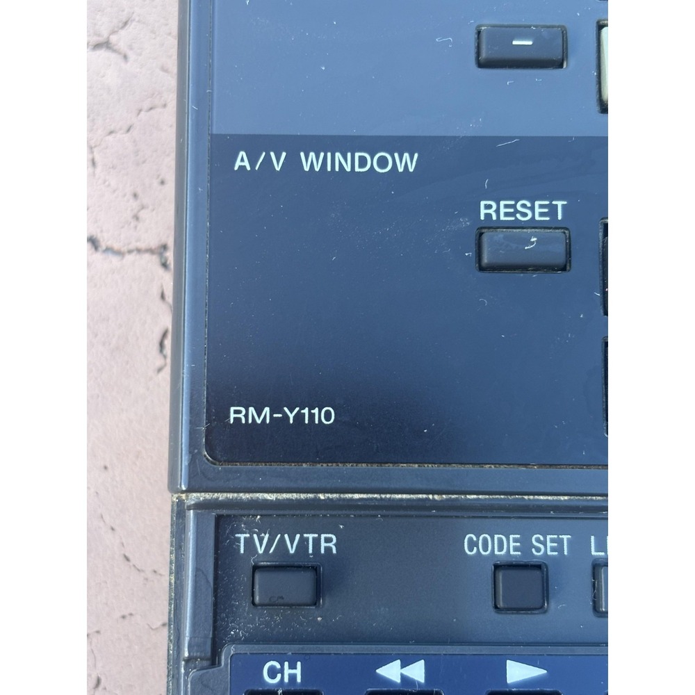 Sony RM-Y110 Programmable Commander Remote Control Black OEM Replacement Unit - Picture 3 of 8